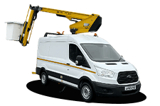 Car Hire Urmston - 12.5M Cherry Picker 3.5T - Van hire Urmston